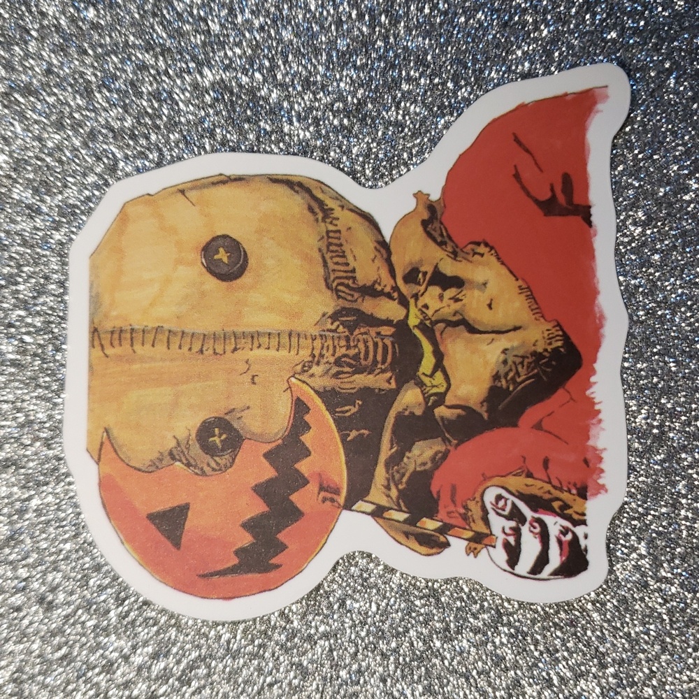 10/$10 HORROR MOVIE waterproof sticker TRICK OR TREAT